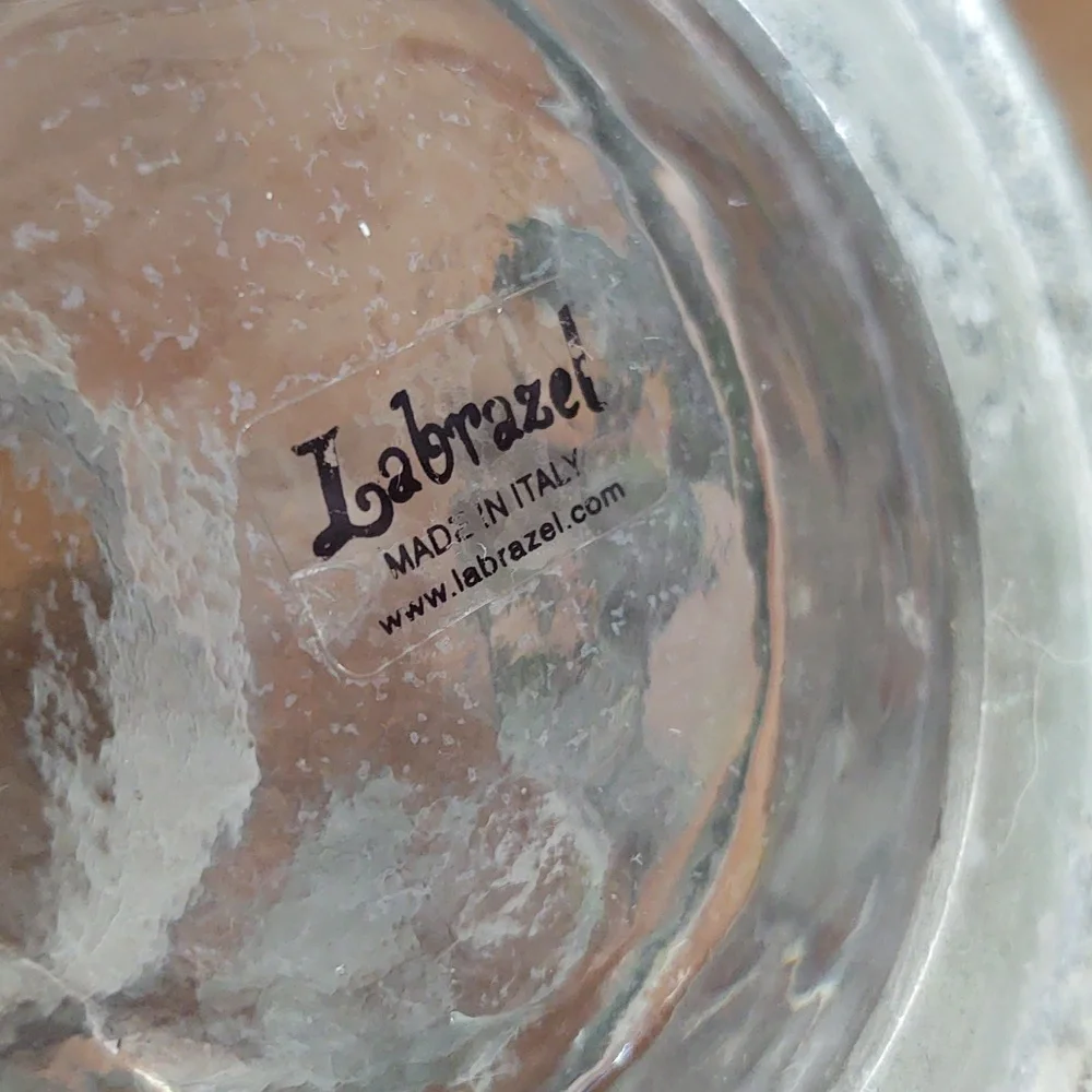 Labrezel Rose Pewter Glass Canister